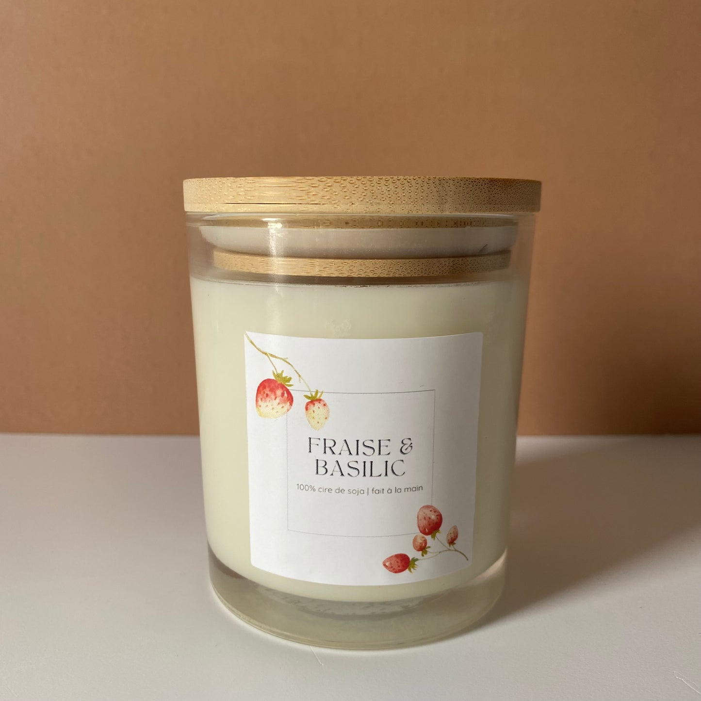 Bougie - Fraise & Basilic