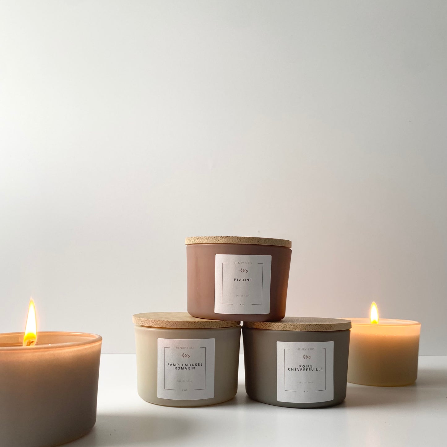 Trio de bougies - Fête des Mères
