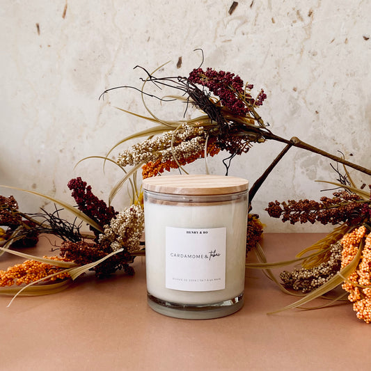 Bougie Cardamome & Tabac