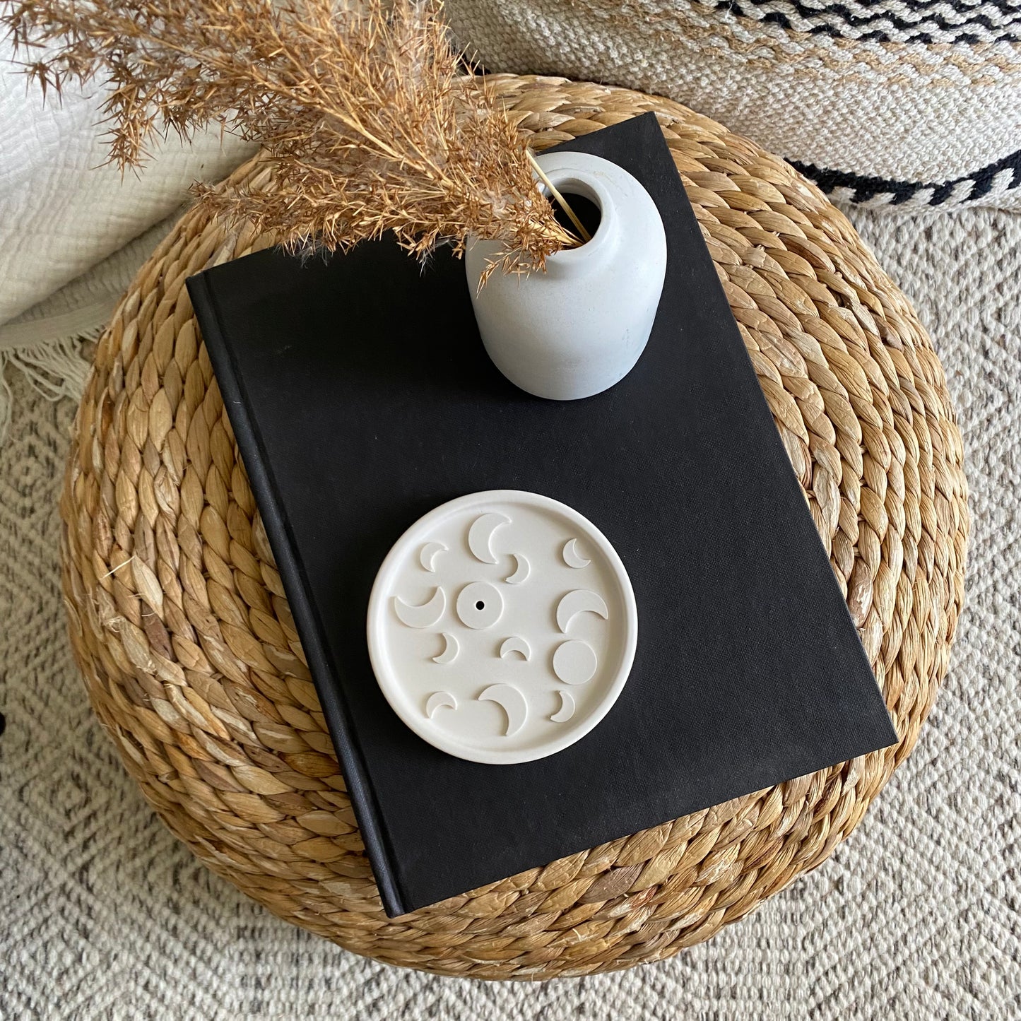 Moon Phases Incense Holder