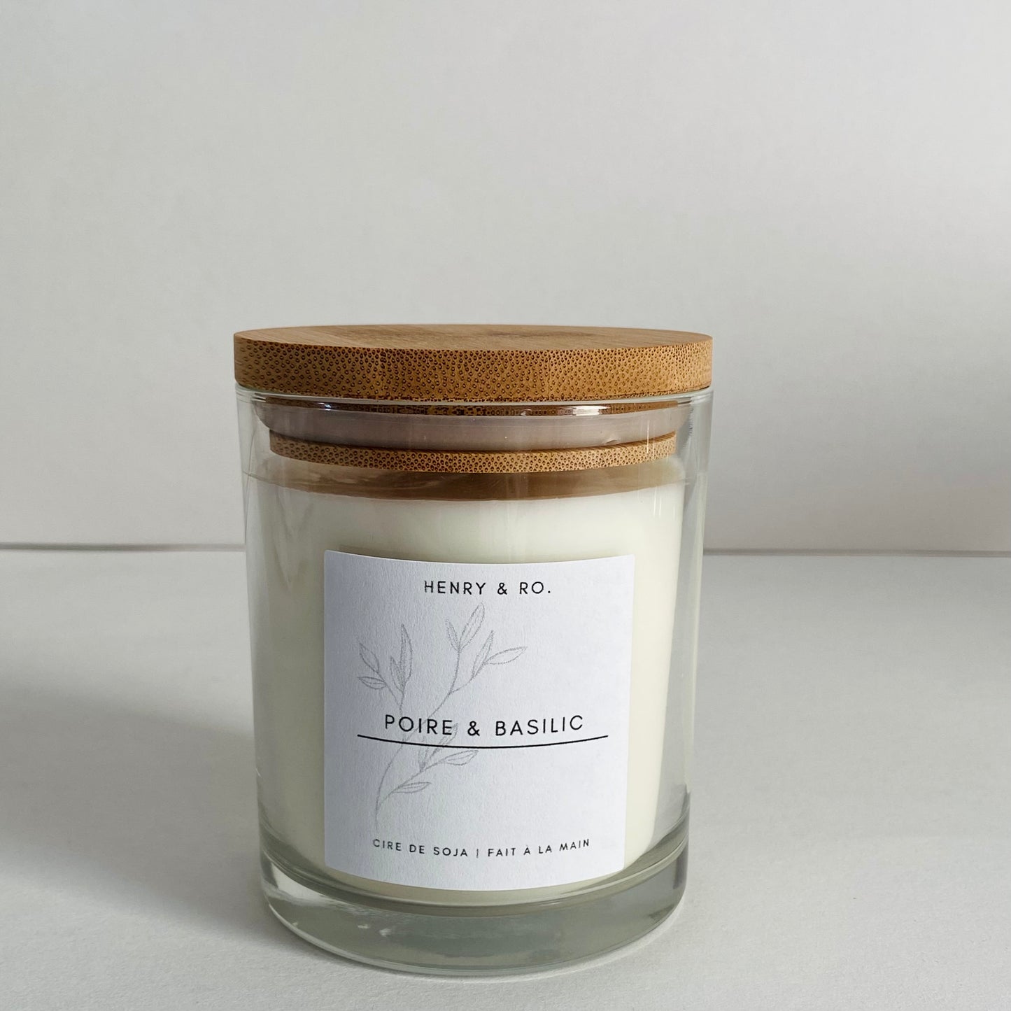 Pear & Basil Candle