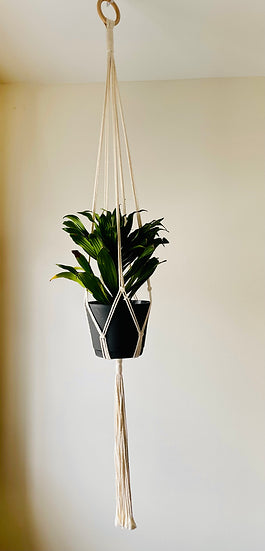 Jardinière en macramé - L'Aimante