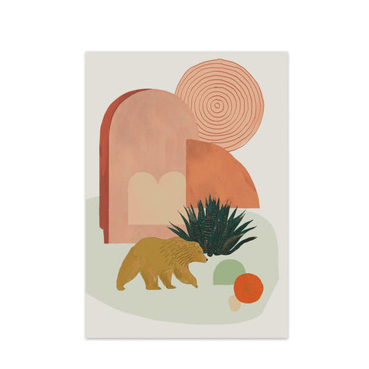 Illustration California Desert (bear)