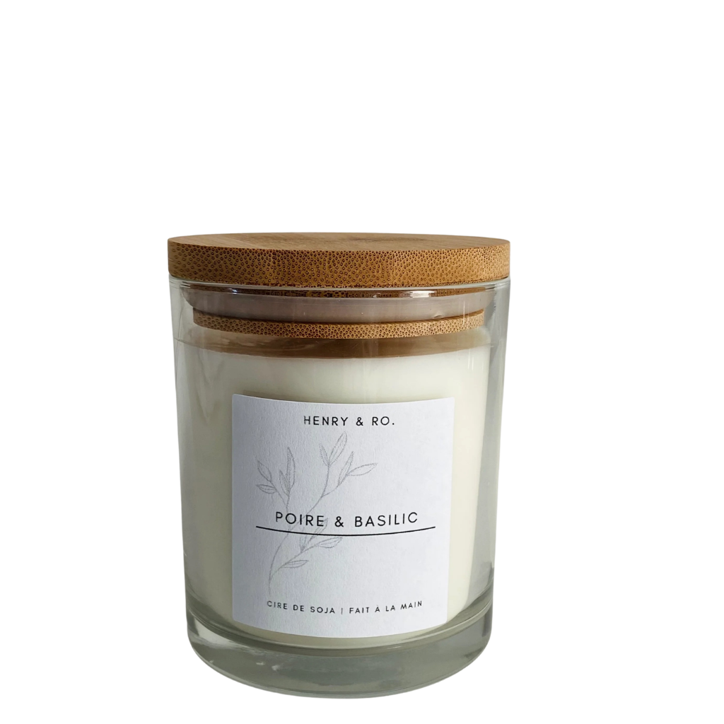 Bougie Poire & Basilic
