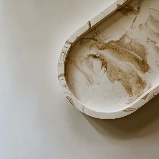 Decorative tray - Marble