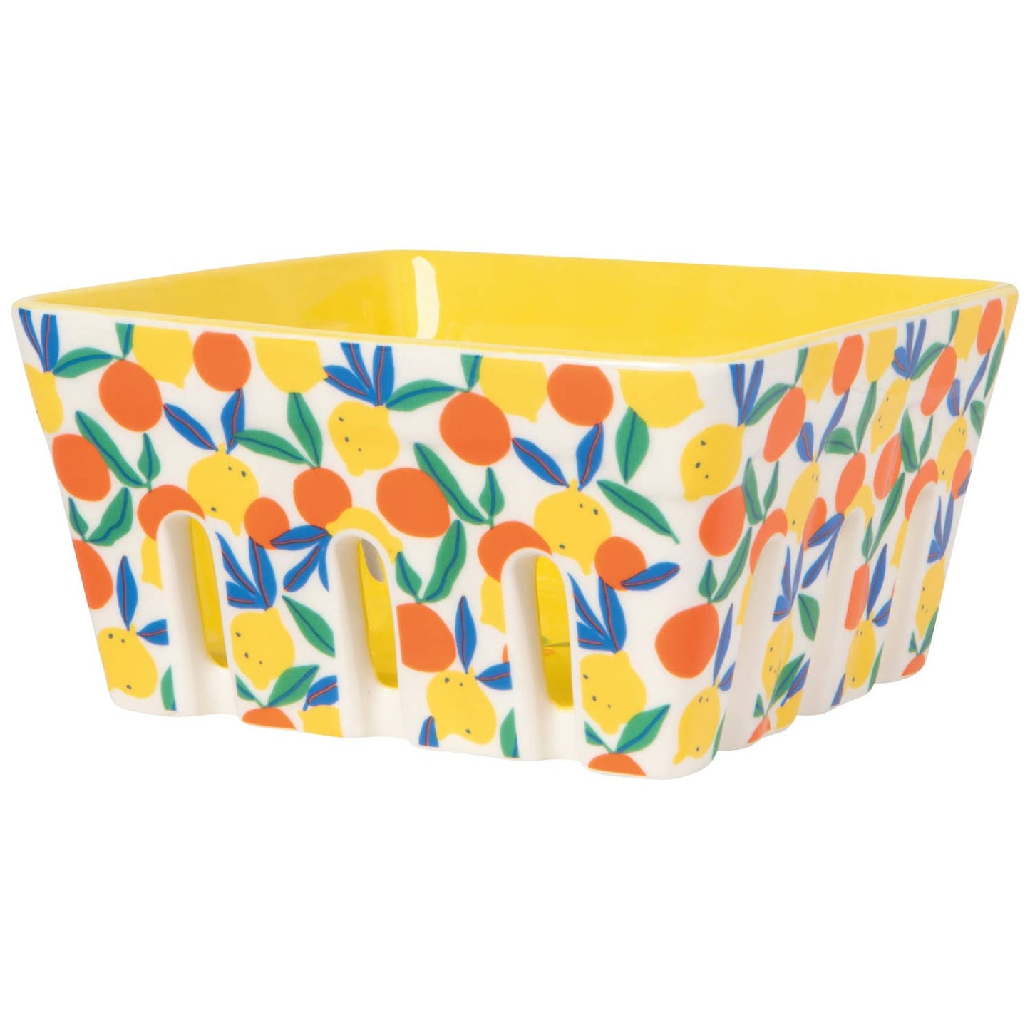 Grand panier en céramique - Agrumes