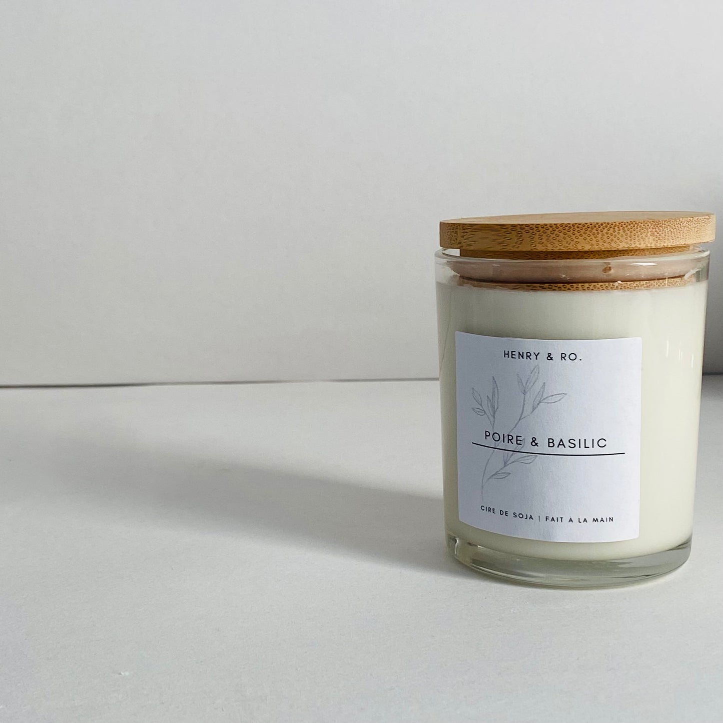 Bougie Poire & Basilic - 6oz