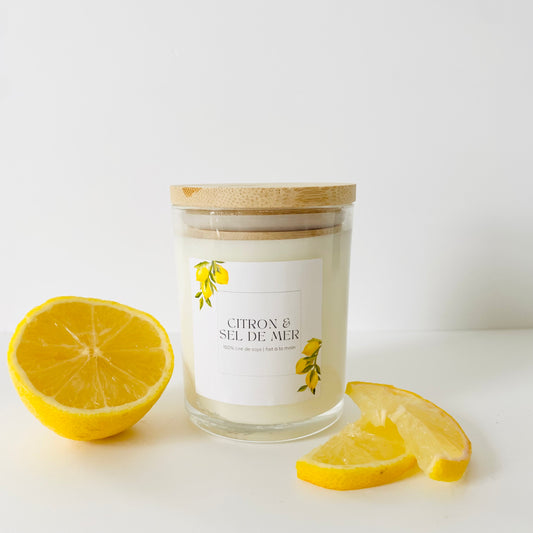 Bougie Citron & Sel de mer