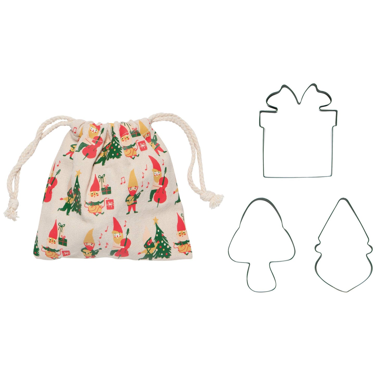 Ensemble de 3 emporte-pièces de Noël - Gnôme