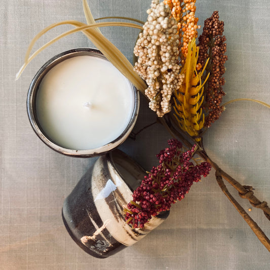 Bougie en céramique