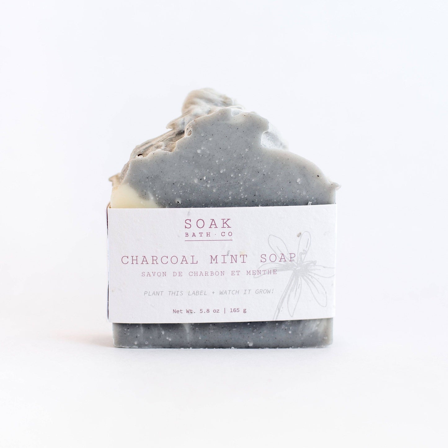 Savon en barre - Menthe et Charbon