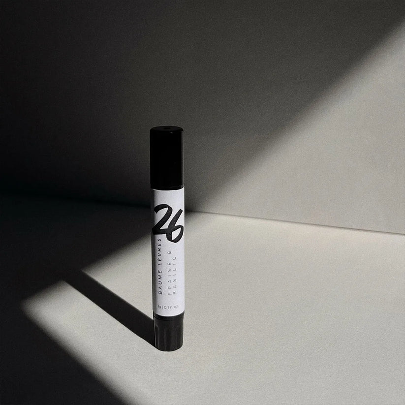 Baume à lèvres - Fraise & Basilic