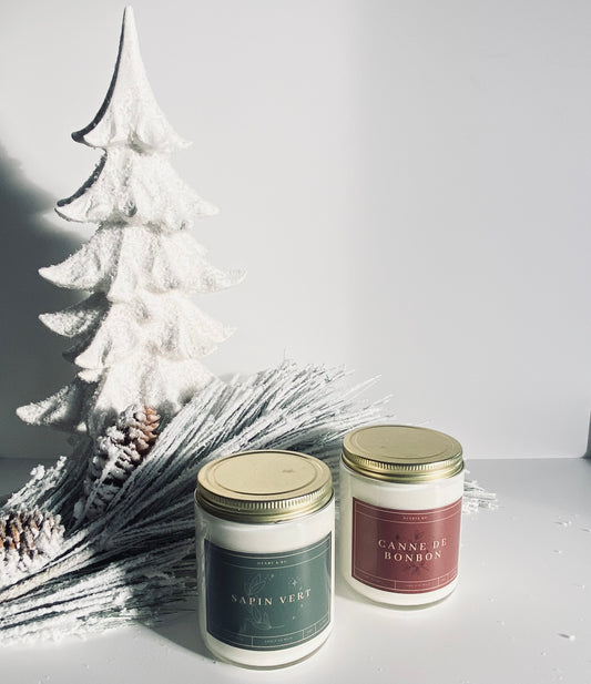 Bougie Canne de Bonbons