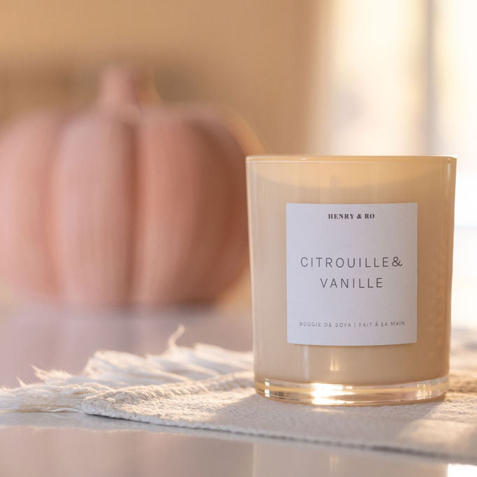 Bougie Citrouille & Vanille