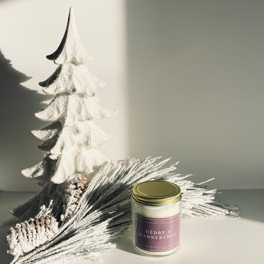 Bougie Cèdre & Canneberge