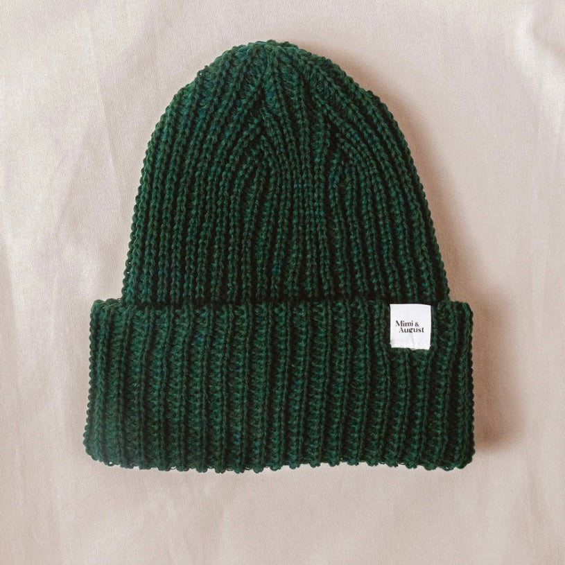 Tuque chunky - Vert forêt