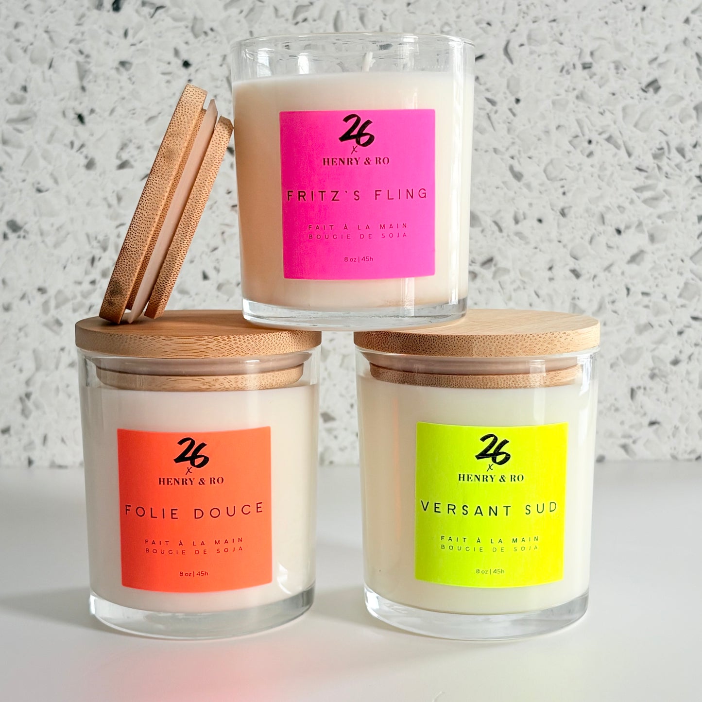 26 x Henry RO. | Bougie Versant Sud