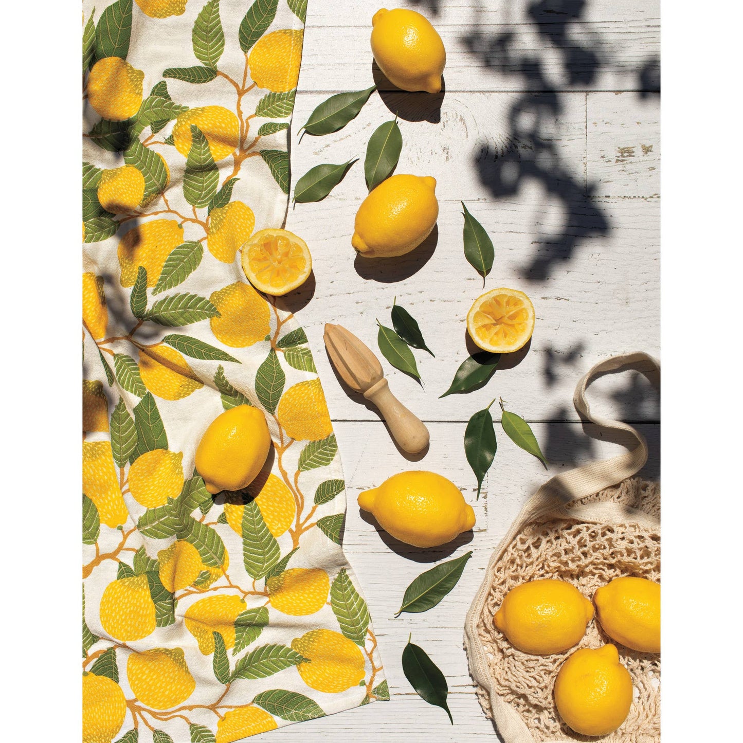 Ensemble de 2 linges à vaisselle - Citron